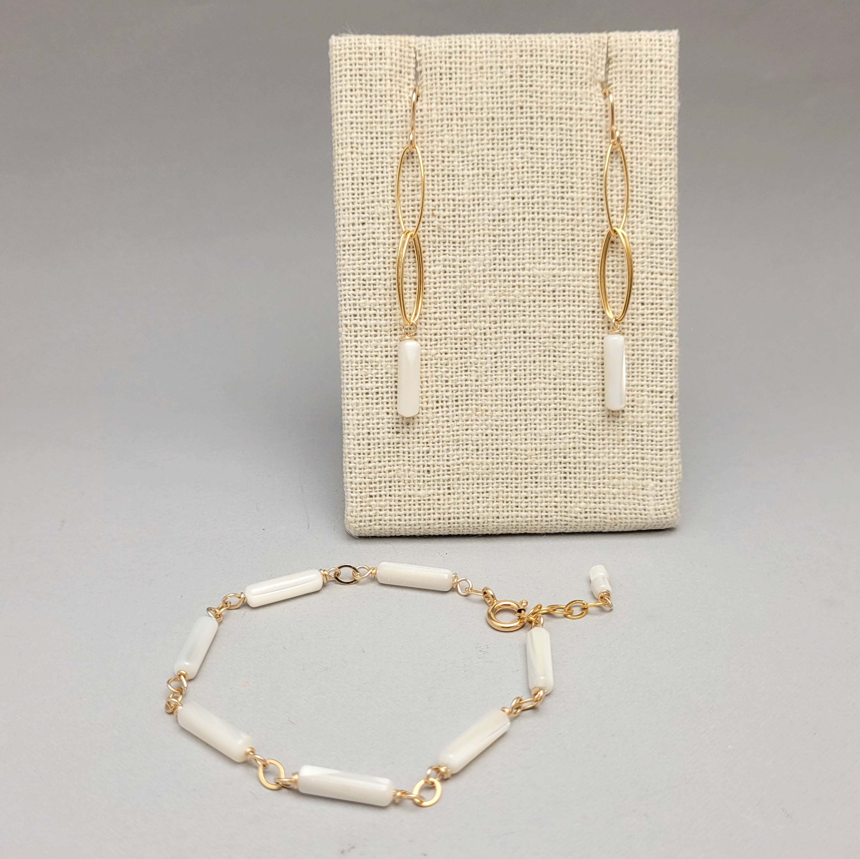 Mother of Pearl Dangles