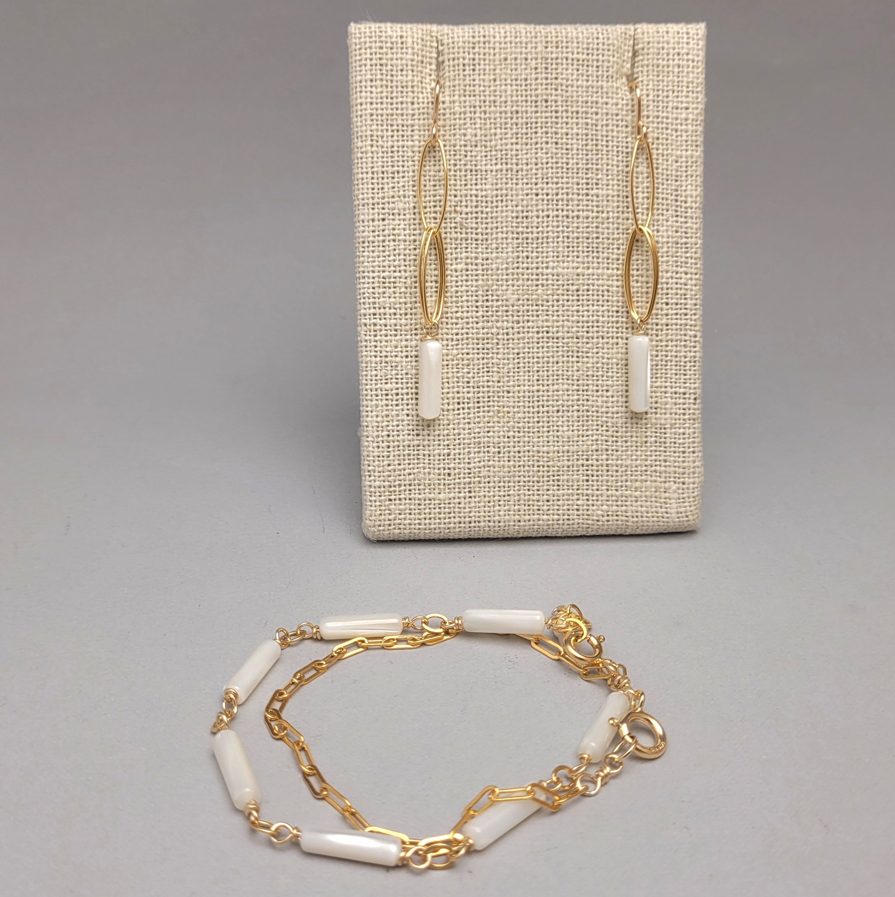 Mother of Pearl Dangles