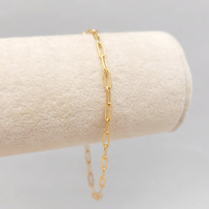 Small Gold Filled Paperclip Chain Collection