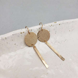 Gold Filled Disc and Bar