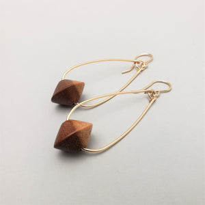 Wooden Disc and Oval Hoop