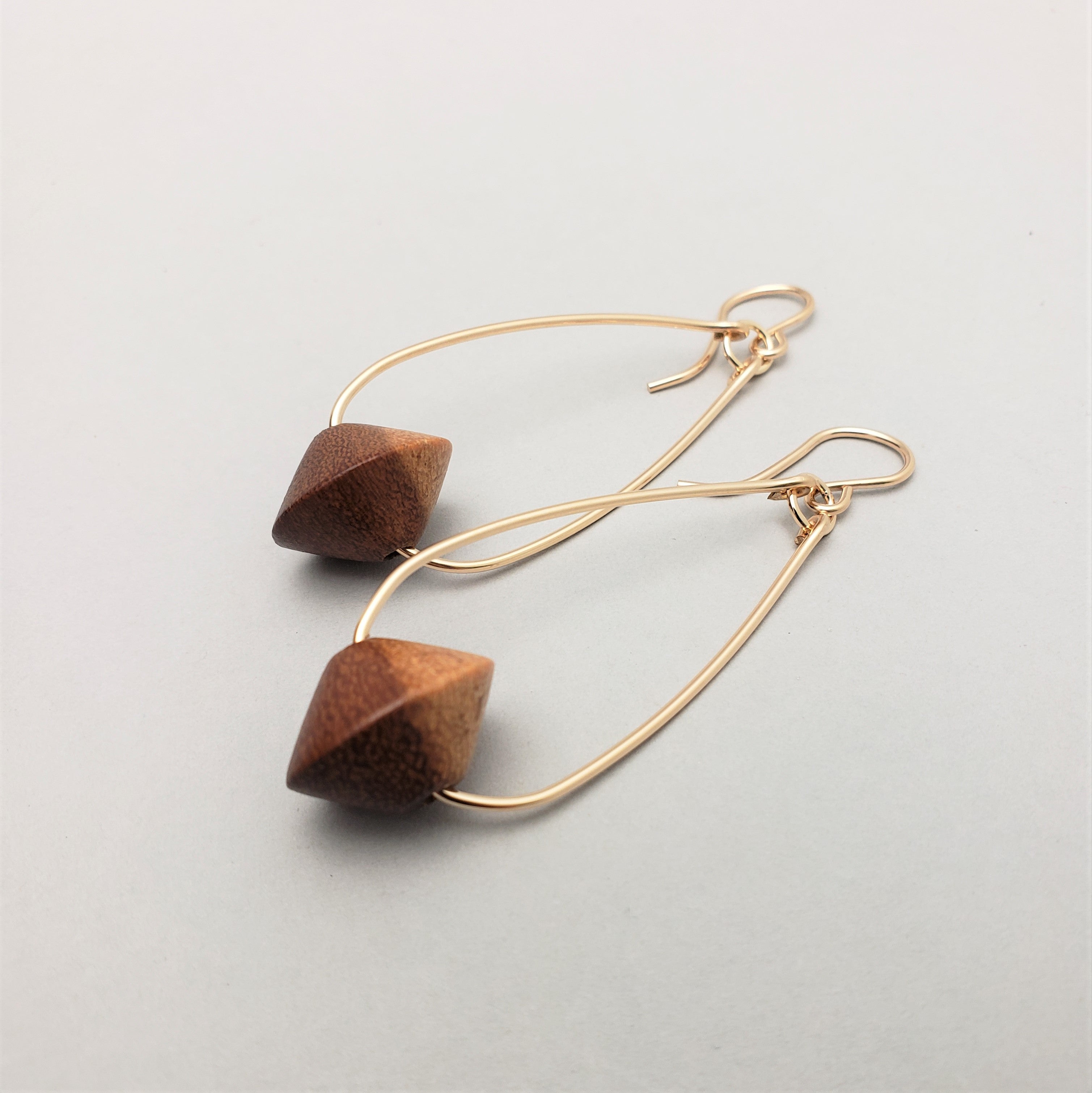 Wooden Disc and Oval Hoop
