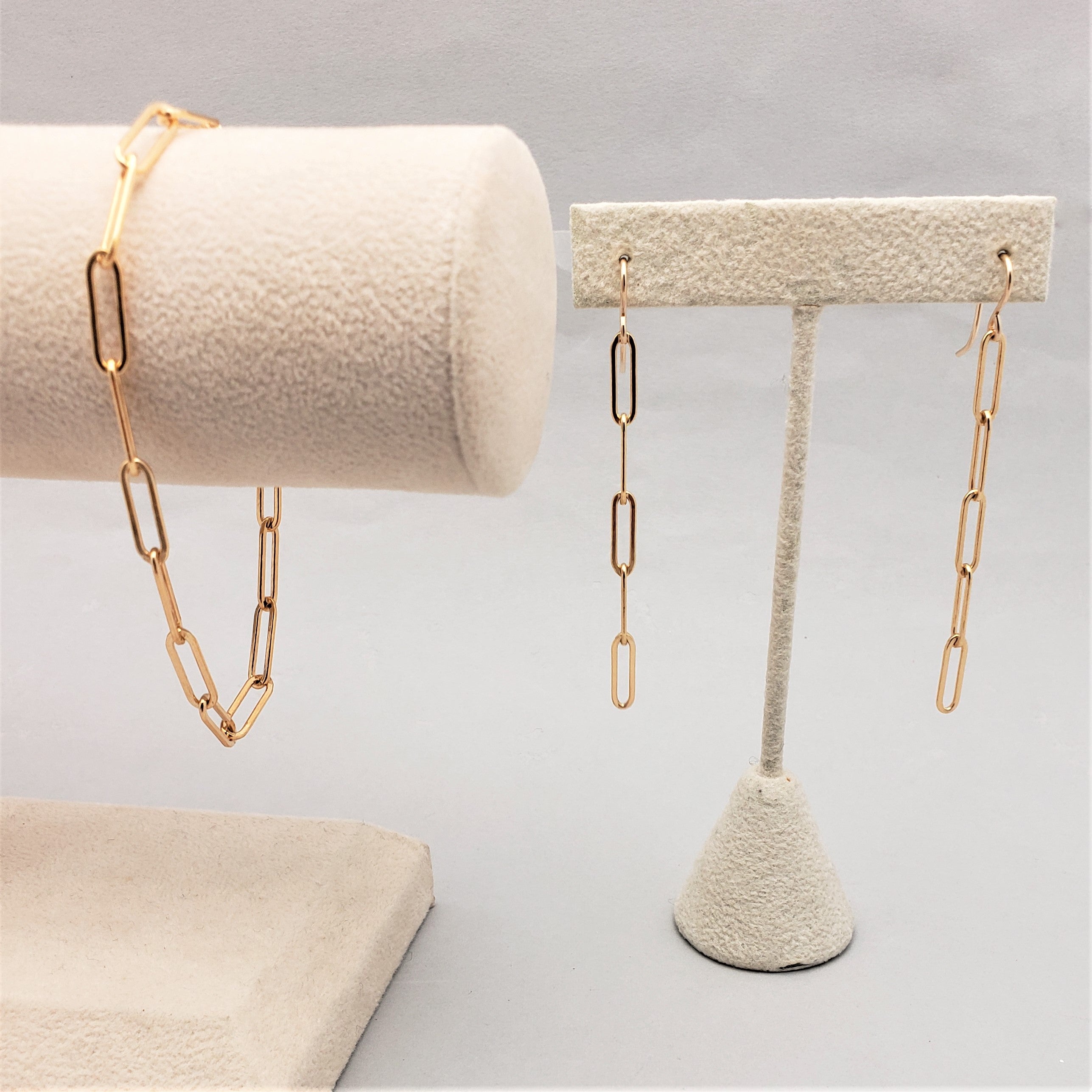 Gold Filled Paperclip Bracelet