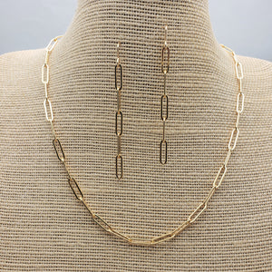 Gold Filled Paperclip Bracelet