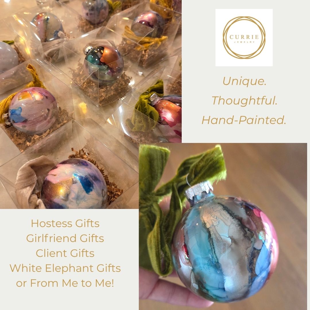 Hand-Painted Holiday Ornaments - COMING NOVEMBER 1ST !!