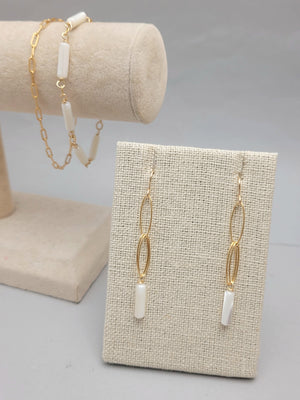 Mother of Pearl Dangles
