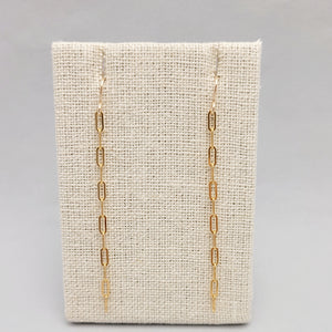 Small Gold Filled Paperclip Chain Collection