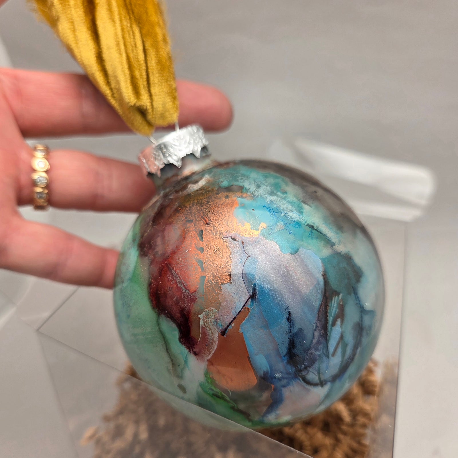 Hand-Painted Holiday Ornaments