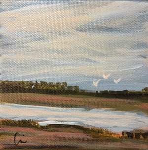 Mini Landscapes - 5 x 5 inches Mixed Media on Canves