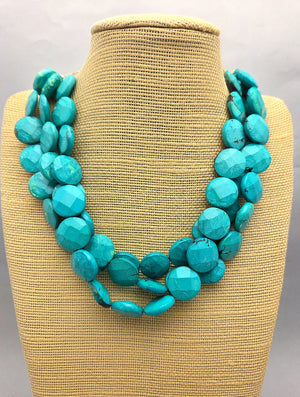 Multi Strand Turquoise Necklace