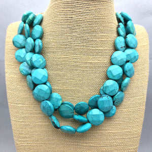 Multi Strand Turquoise Necklace