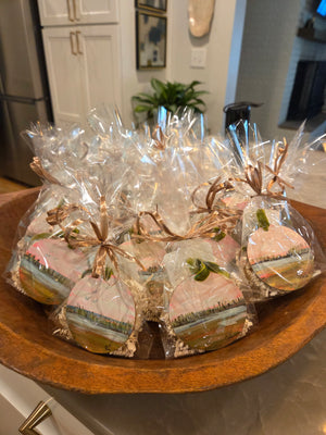 Handpainted Seascape Ornaments