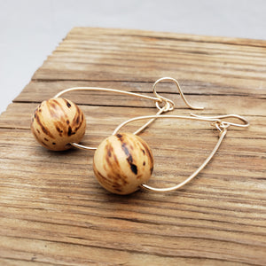 Wooden Ball Oval Hoops
