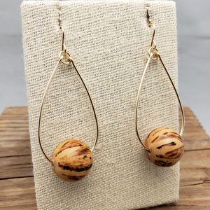 Wooden Ball Oval Hoops