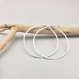 Currie Hoops - Sterling Silver