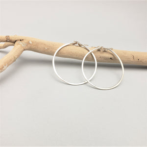 Currie Hoops - Sterling Silver