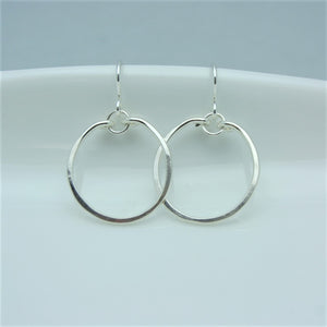 Currie Hoops - Sterling Silver