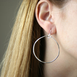 Currie Hoops - Sterling Silver