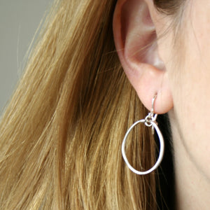 Currie Hoops - Sterling Silver